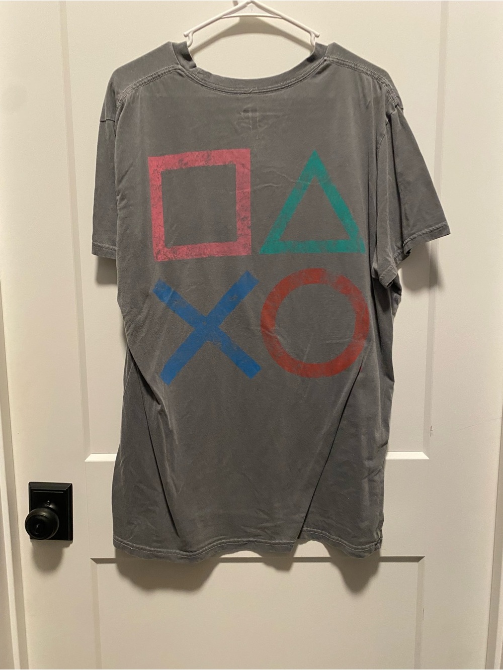Men’s XL Sony Black Tee with White PlayStation Logo